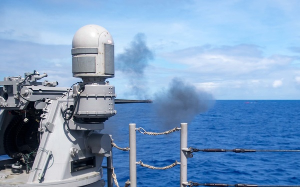 USS Shiloh Fires Mark 38