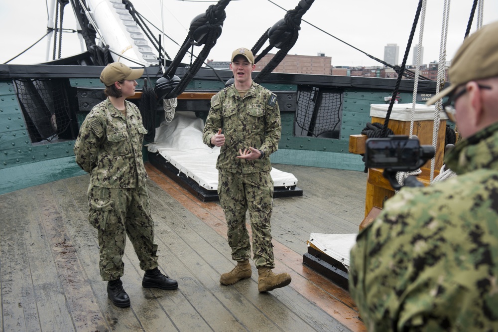 USS Constitution Sailors Host Virtual Tours