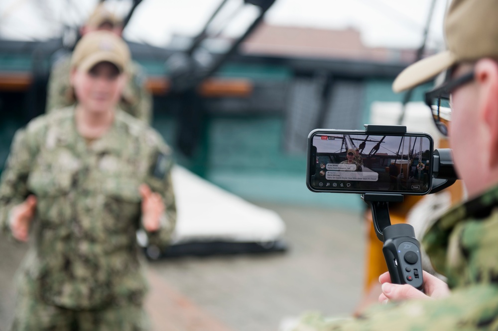 USS Constitution Sailors Host Virtual Tours