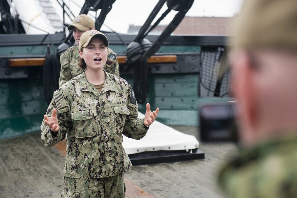 USS Constitution Sailors Host Virtual Tours