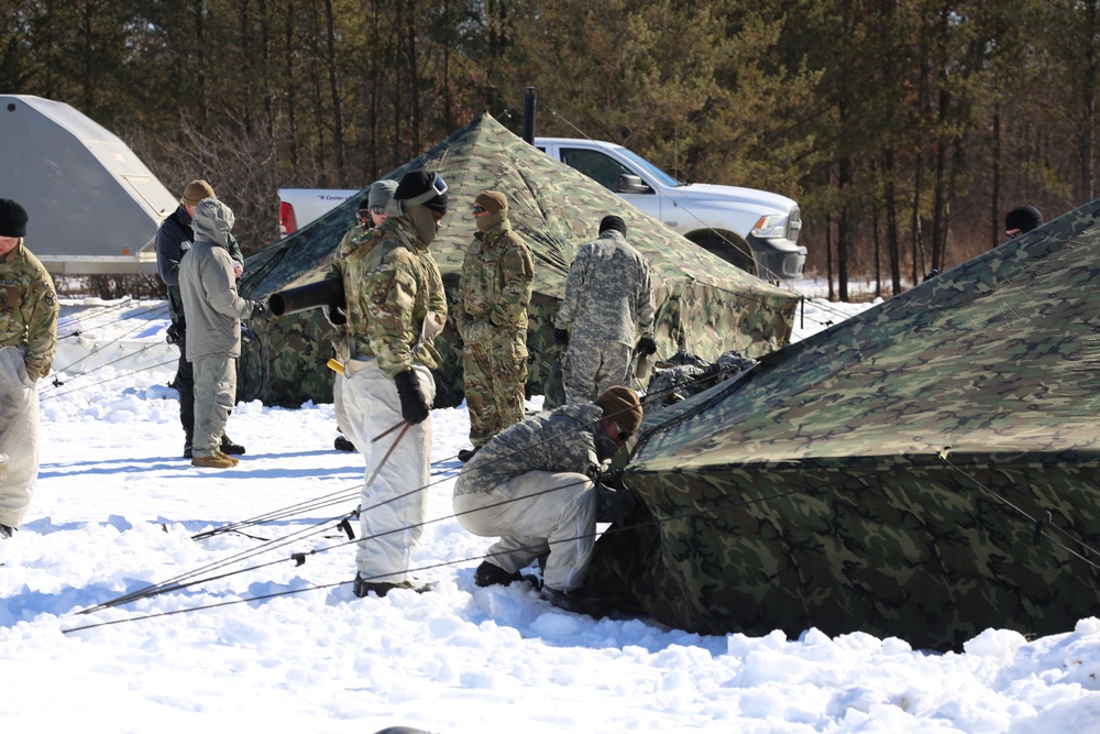 Cold-Weather Operations Course Class 20-04 training at Fort McCoy