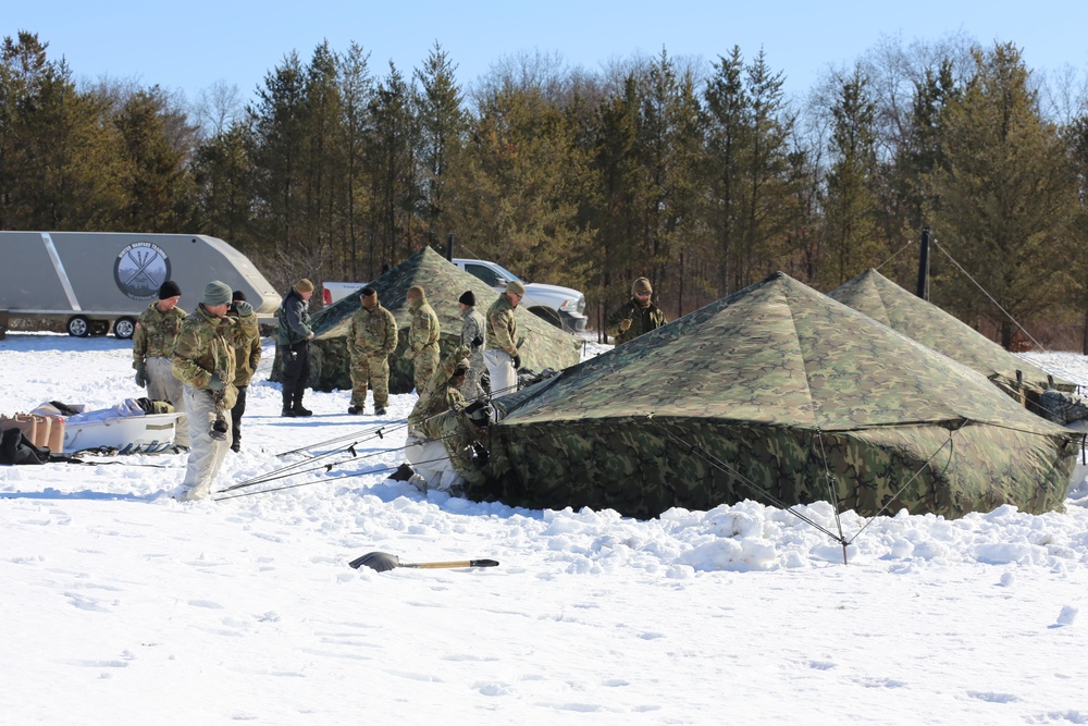 Cold-Weather Operations Course Class 20-04 training at Fort McCoy