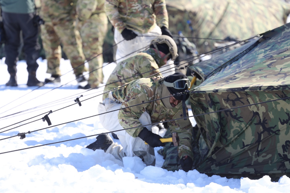 Cold-Weather Operations Course Class 20-04 training at Fort McCoy