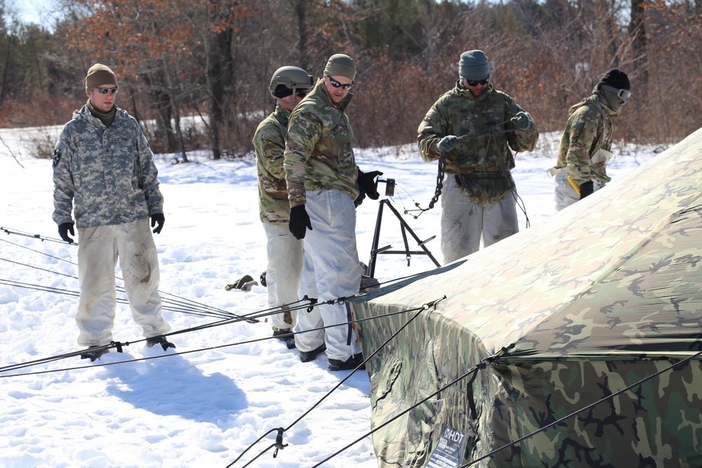 Cold-Weather Operations Course Class 20-04 training at Fort McCoy