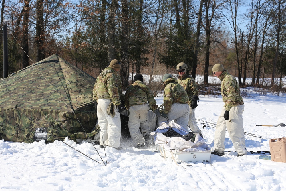 Cold-Weather Operations Course Class 20-04 training at Fort McCoy