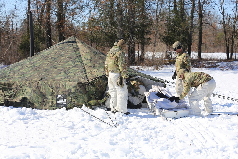 Cold-Weather Operations Course Class 20-04 training at Fort McCoy