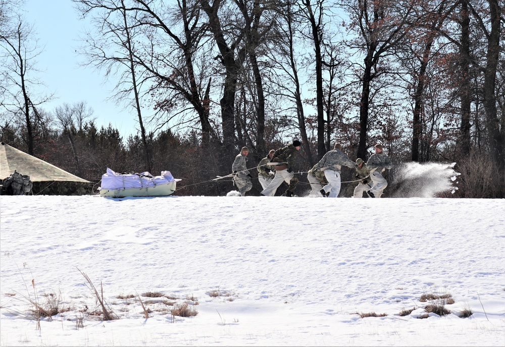 Cold-Weather Operations Course Class 20-04 training at Fort McCoy