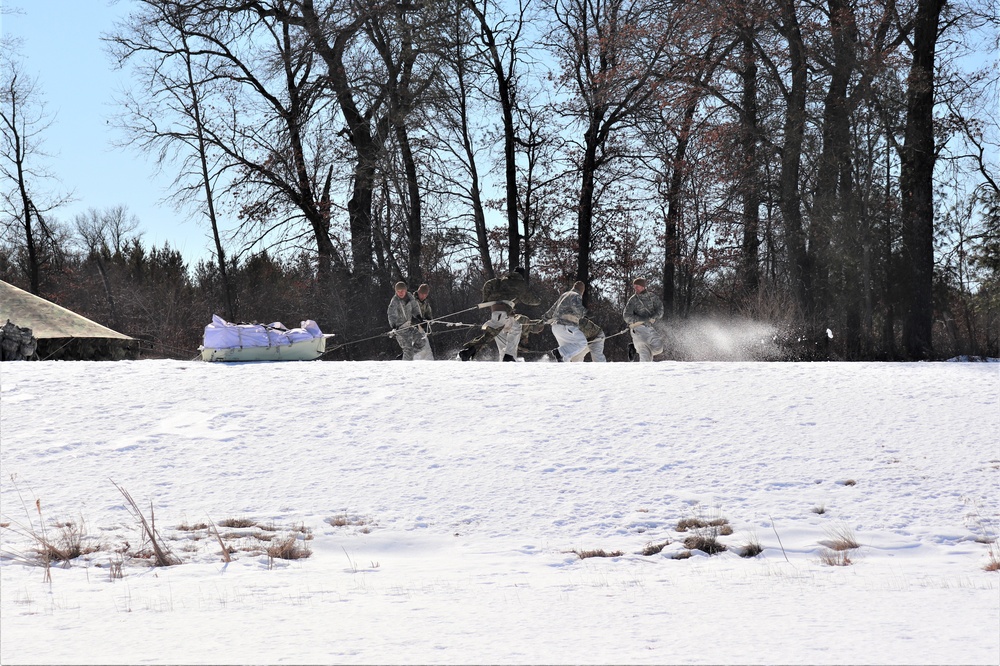 Cold-Weather Operations Course Class 20-04 training at Fort McCoy