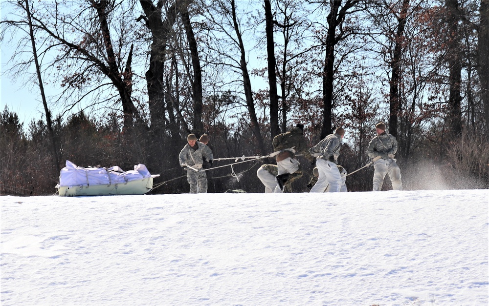 Cold-Weather Operations Course Class 20-04 training at Fort McCoy