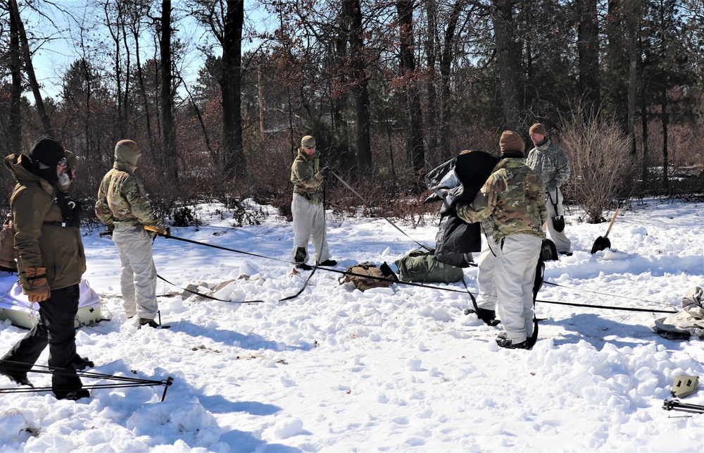 Cold-Weather Operations Course Class 20-04 training at Fort McCoy