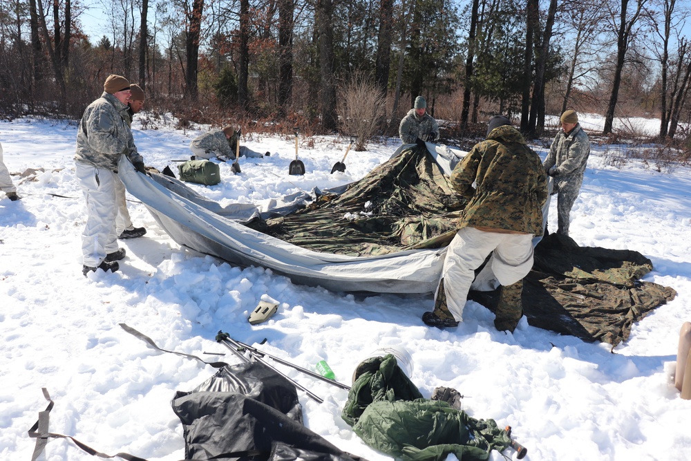 Cold-Weather Operations Course Class 20-04 training at Fort McCoy