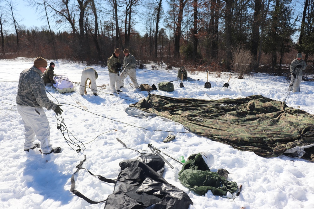 Cold-Weather Operations Course Class 20-04 training at Fort McCoy