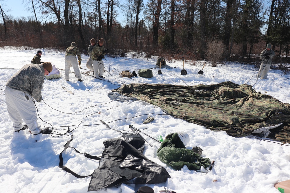 Cold-Weather Operations Course Class 20-04 training at Fort McCoy