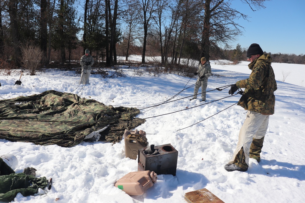 Cold-Weather Operations Course Class 20-04 training at Fort McCoy