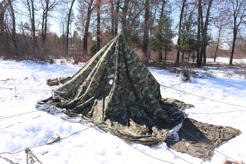 Cold-Weather Operations Course Class 20-04 training at Fort McCoy