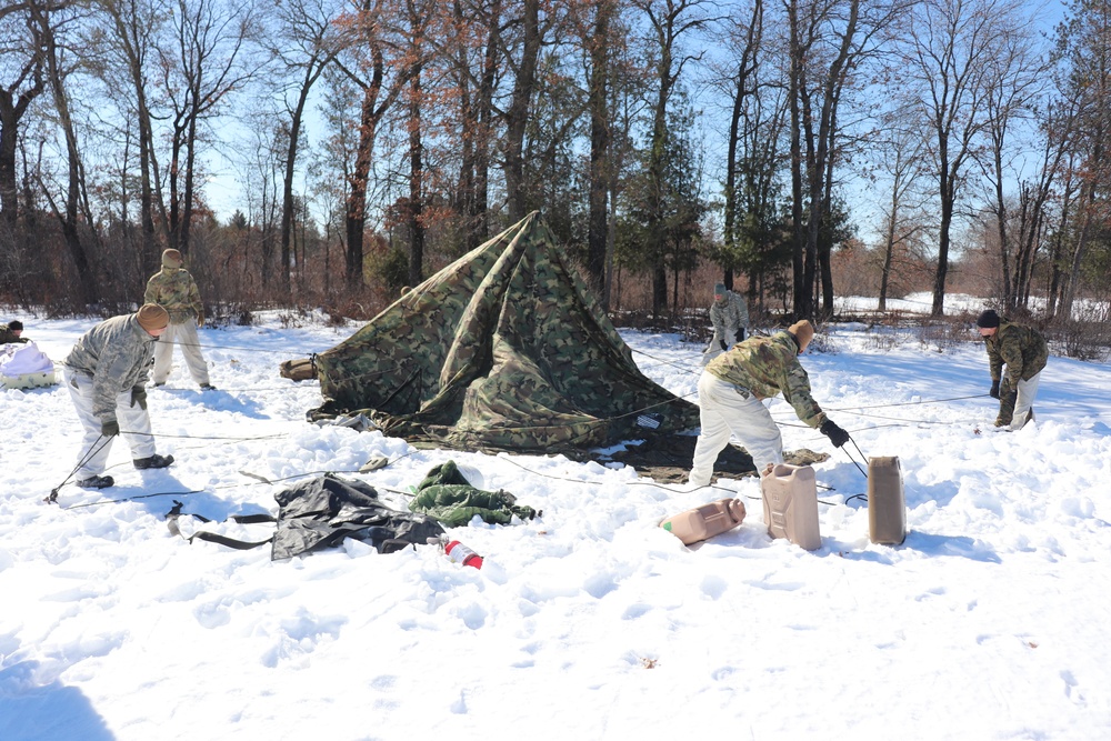 Cold-Weather Operations Course Class 20-04 training at Fort McCoy