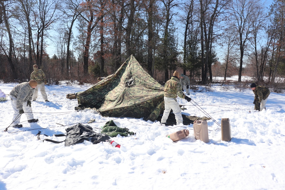 Cold-Weather Operations Course Class 20-04 training at Fort McCoy