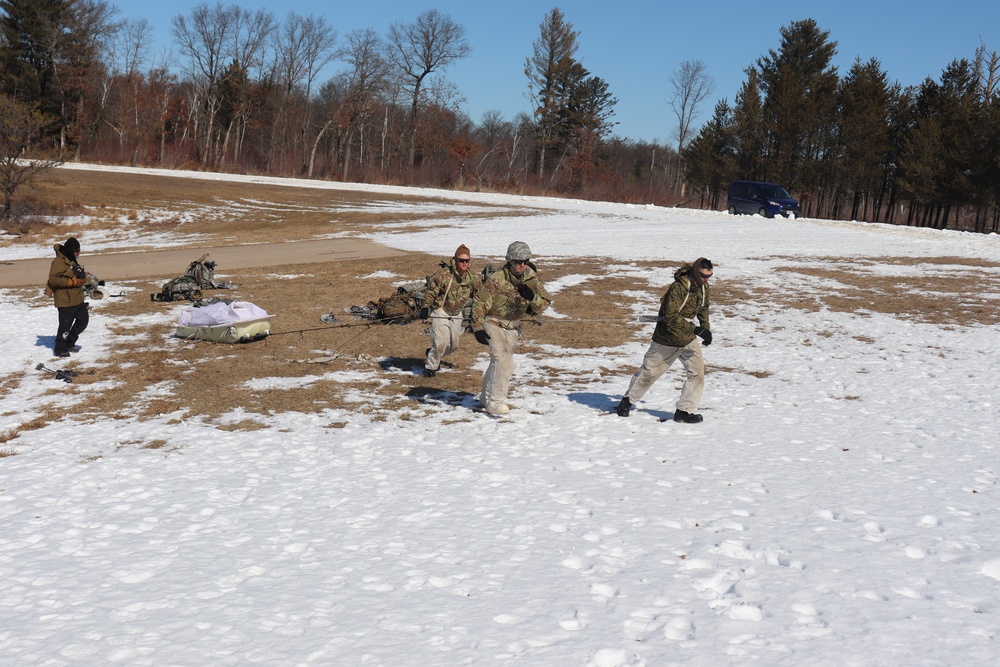 Cold-Weather Operations Course Class 20-04 training at Fort McCoy