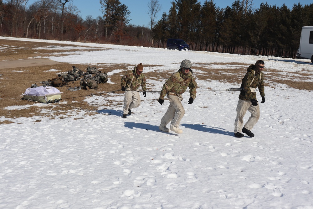 Cold-Weather Operations Course Class 20-04 training at Fort McCoy