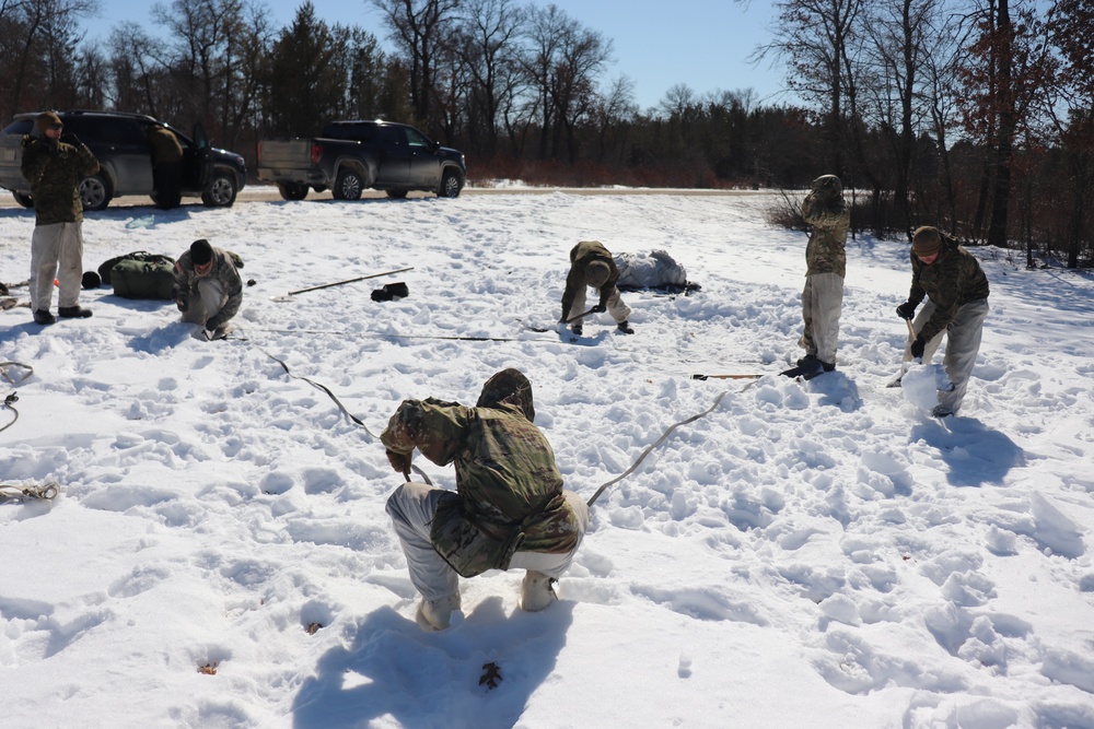 Cold-Weather Operations Course Class 20-04 training at Fort McCoy