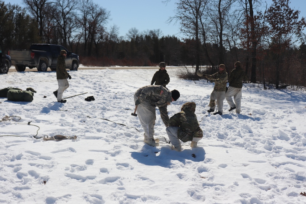 Cold-Weather Operations Course Class 20-04 training at Fort McCoy