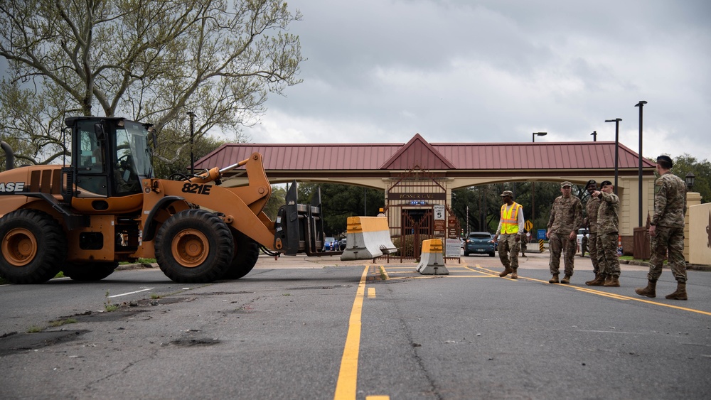 Barksdale responds to COVID-19