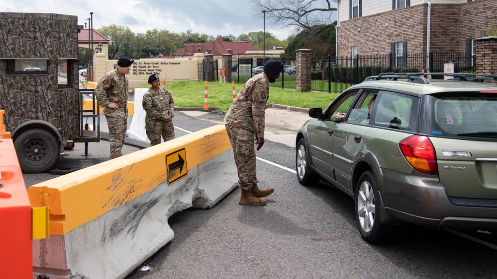 Barksdale responds to COVID-19