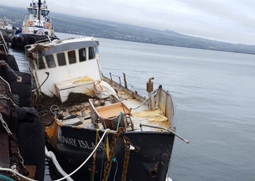 Imagery Available: Coast Guard, partners successfully complete removal of aground sailing vessel off Hilo