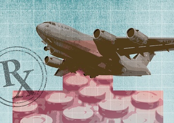 When a cargo plane saves lives: DTRA ensures that Ebola vaccine material arrives on time via USAF airlifter.