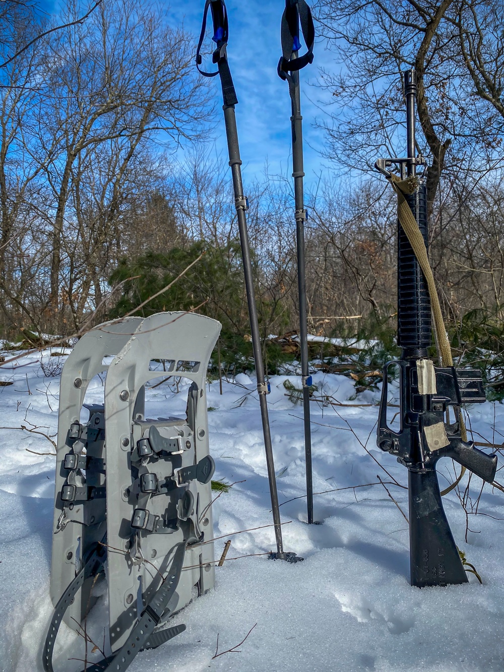 Soldiers and Marines attend Cold Weather Course