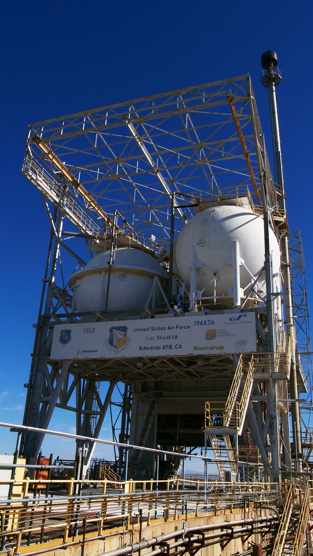 Edwards AFB Historic Rocket Test Stand 1A