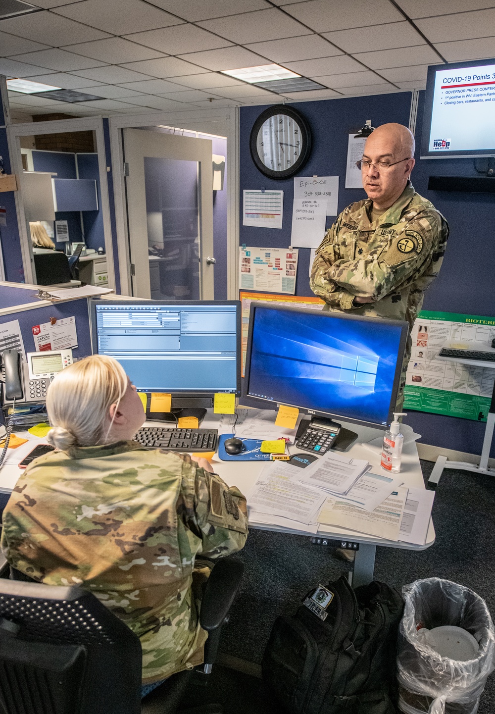 W.Va. guard assist with COVID-19 Hotline