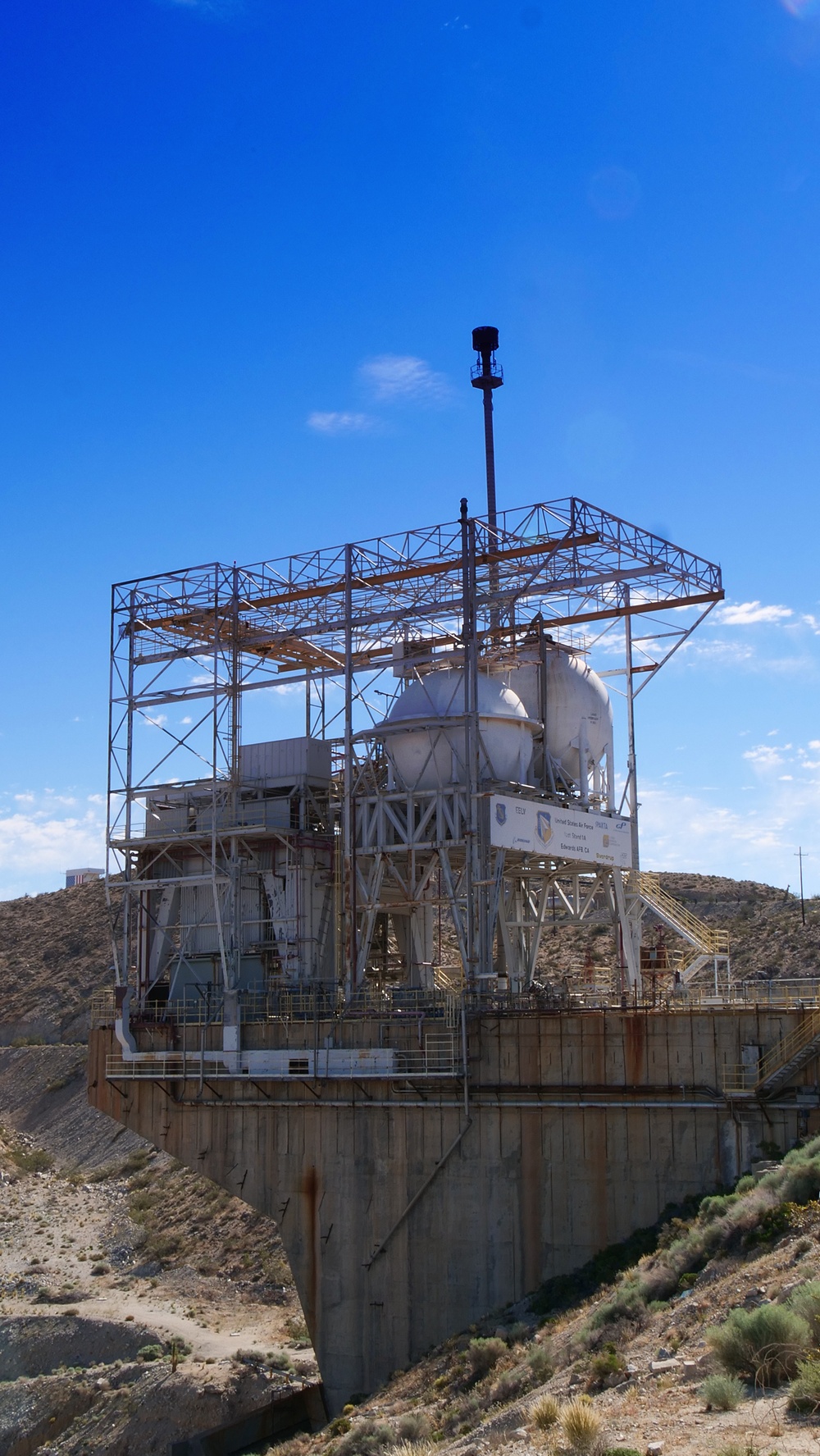 Edwards AFB Historic Rocket Test Stand 1A