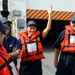 Coast Guard Cutter Kimball conducts abandon ship training