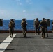 31st MEU Marines and Sailors aboard USS America conduct live fire range