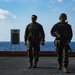 31st MEU Marines and Sailors aboard USS America conduct live fire range