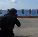 31st MEU Marines and Sailors aboard USS America conduct live fire range