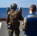 31st MEU Marines and Sailors aboard USS America conduct live fire range