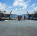 F-35 loading and take off aboard USS America
