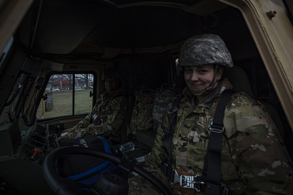 143rd Transportation Company Soldiers receive protective gear from NJ Department of Health