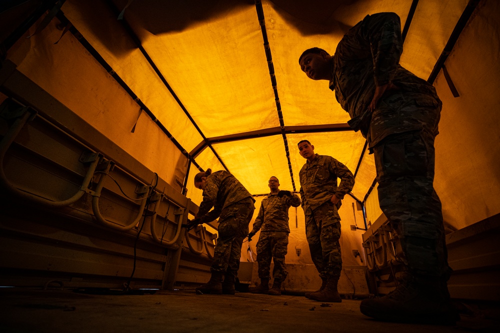 143rd Transportation Company Soldiers receive protective gear from NJ Department of Health