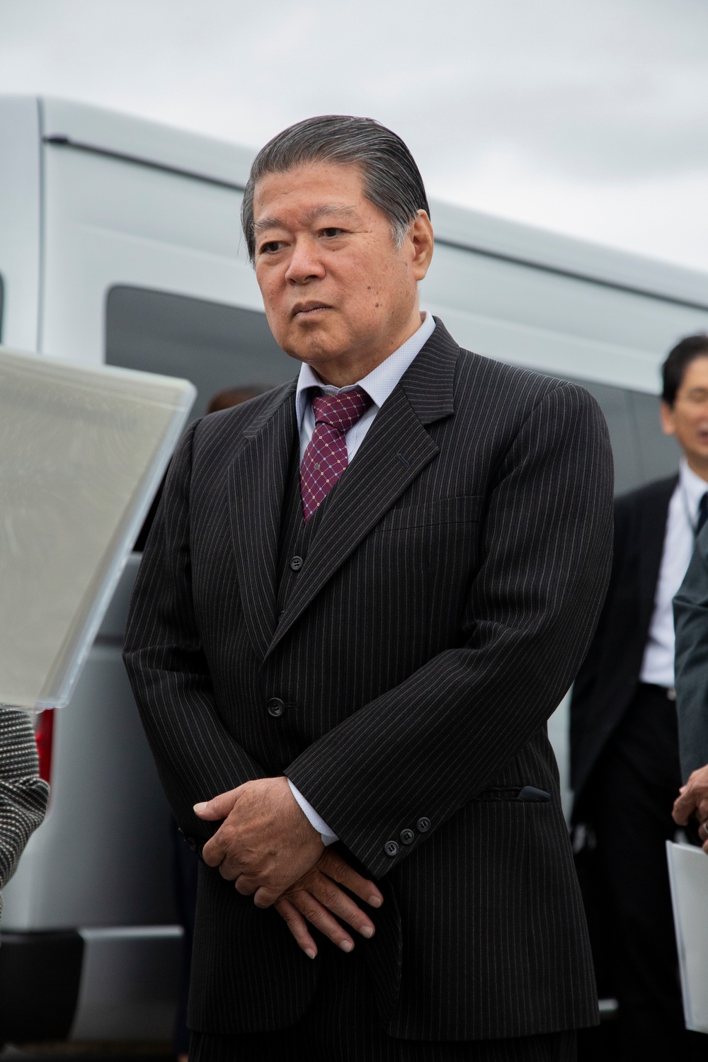 Okinawa Defense Bureau Visits Camp Kinser