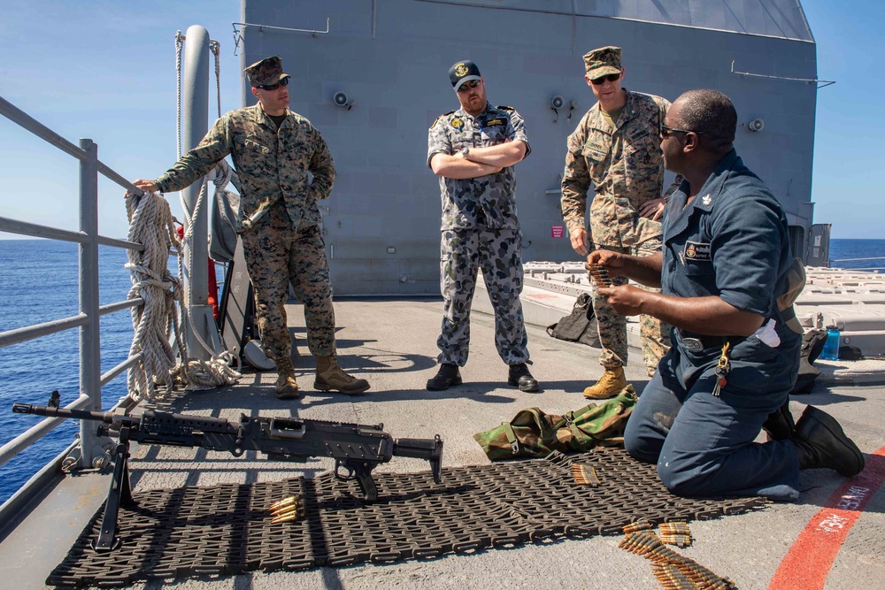 Antietam Conducts Live-Fire Exercise