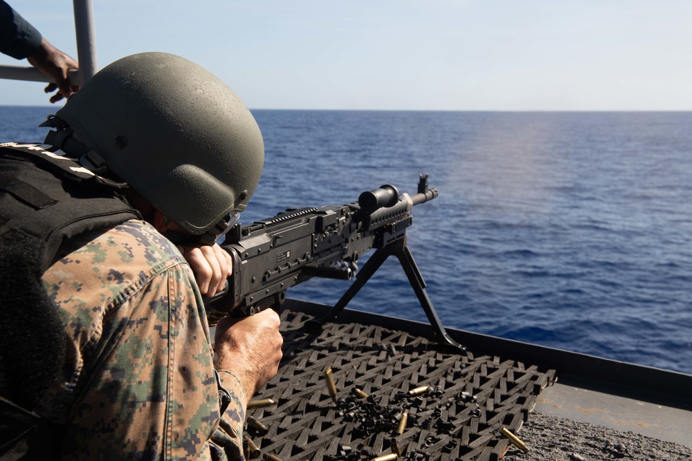 Antietam Conducts Live-Fire Exercise