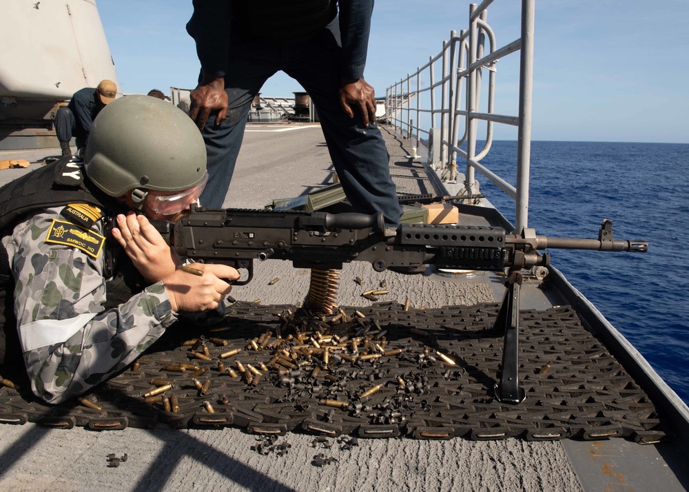 Antietam Conducts Live-Fire Exercise