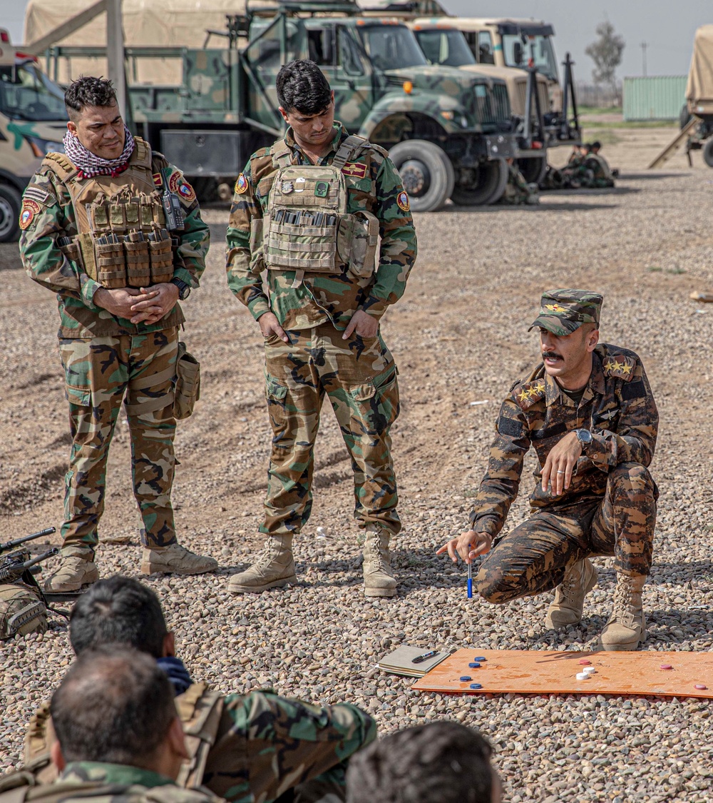 Special Forces of Iraq conduct mission planning