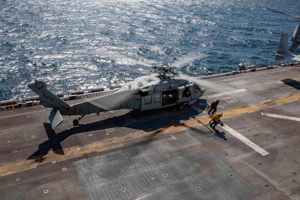 USS Bataan Flight Operations