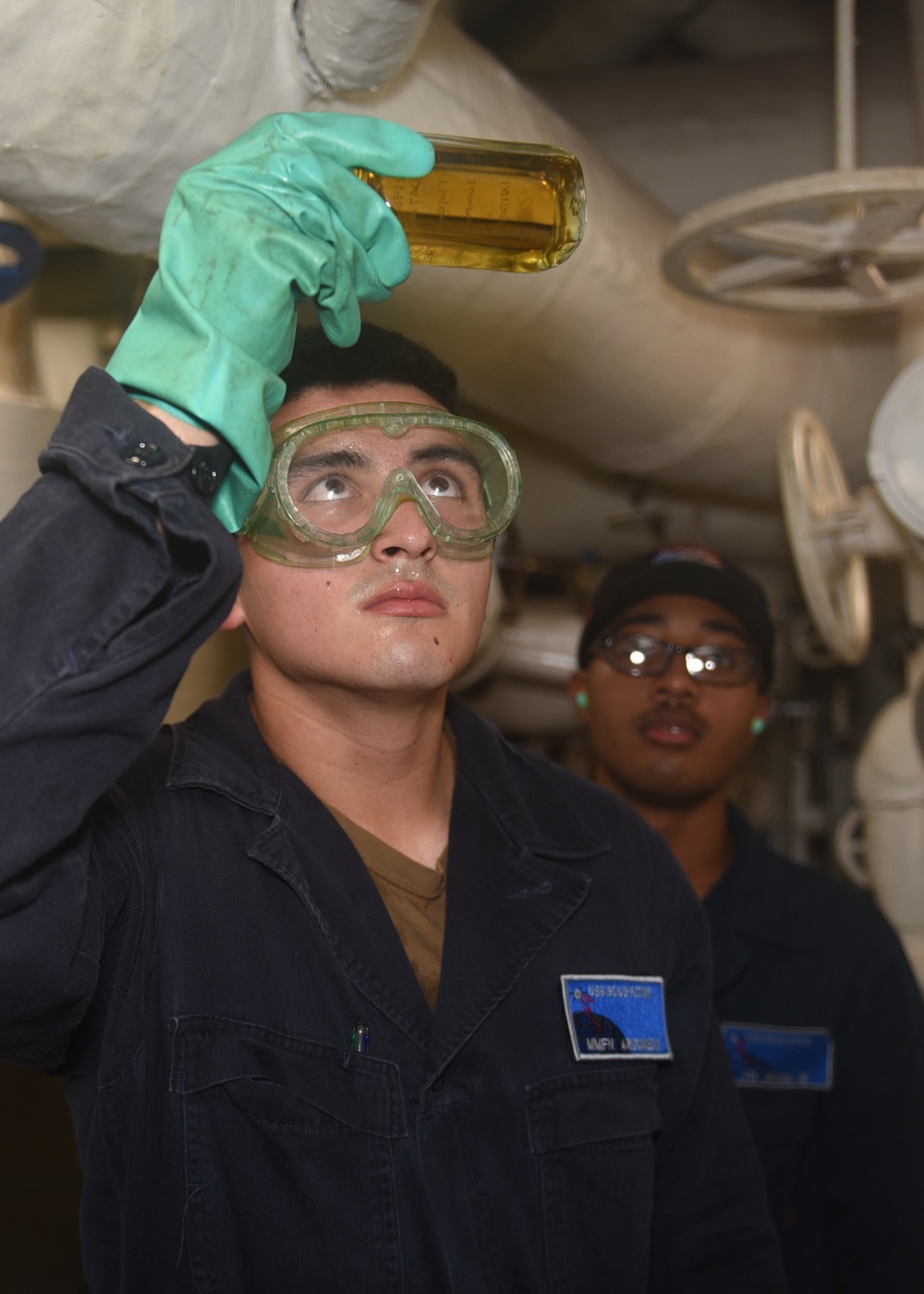 USS Blue Ridge Engineering Training Evolution