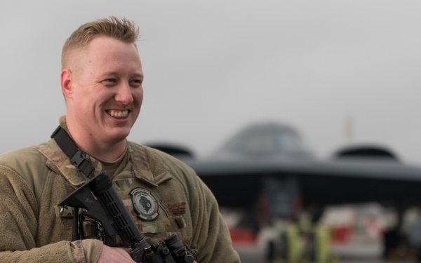 Security Forces support Bomber Task Force Europe