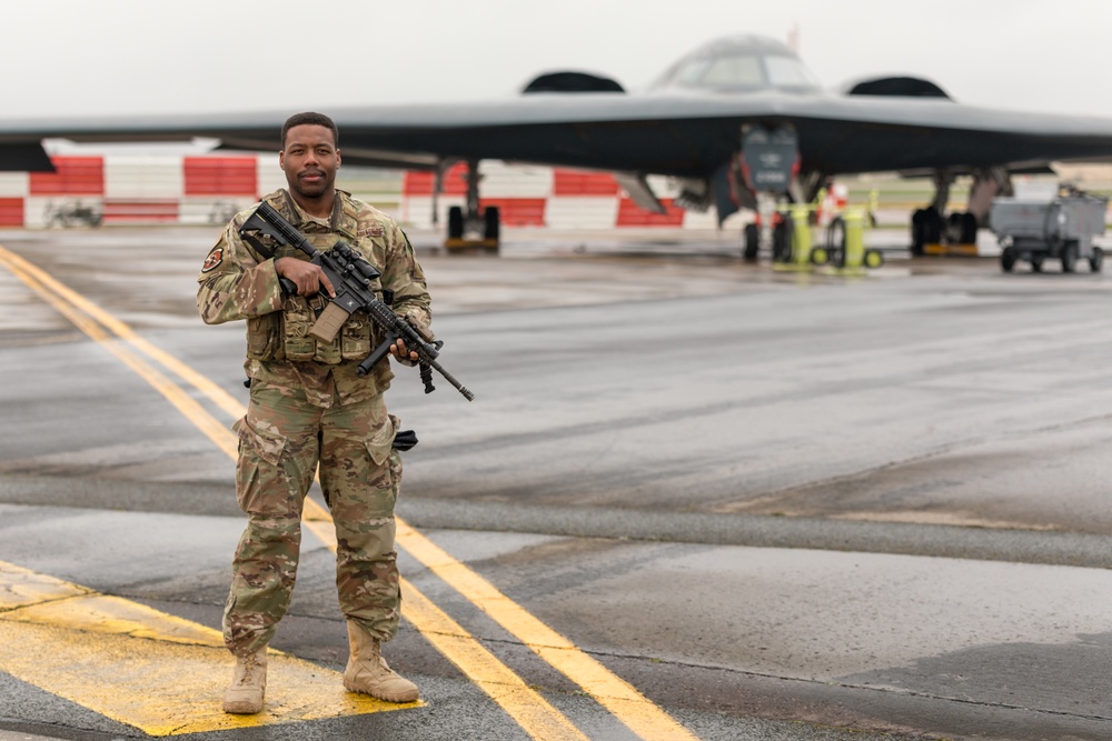 Security Forces support Bomber Task Force Europe